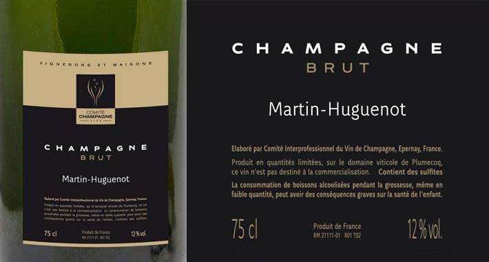 Étiquette personnalisée - Champagne Fabrice Etienne