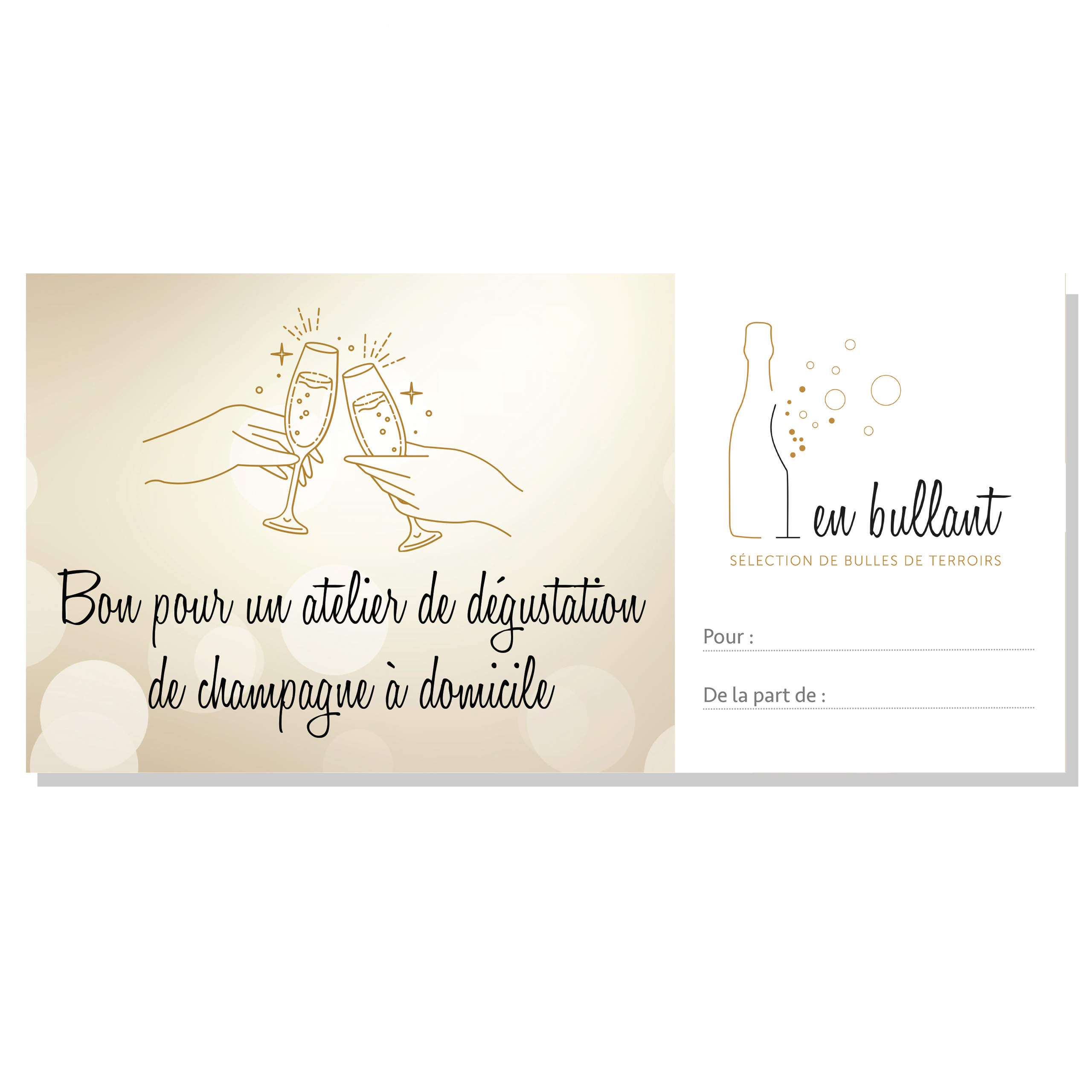 Chèque-cadeau dégustation à domicile